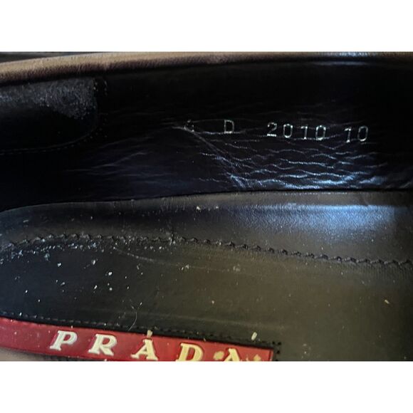 Prada Brown Leather Loafers main image 3